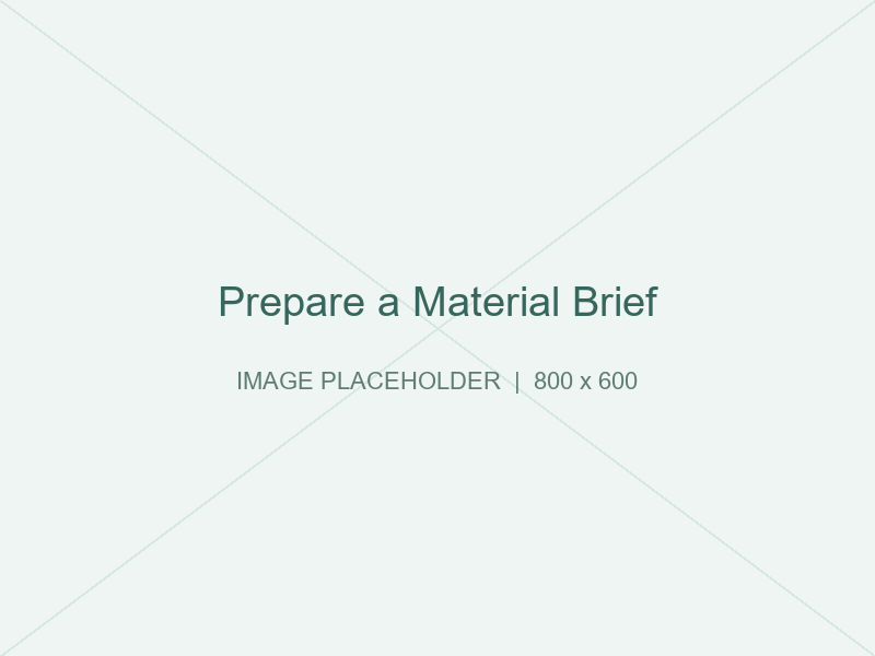 Prepare a Material Brief